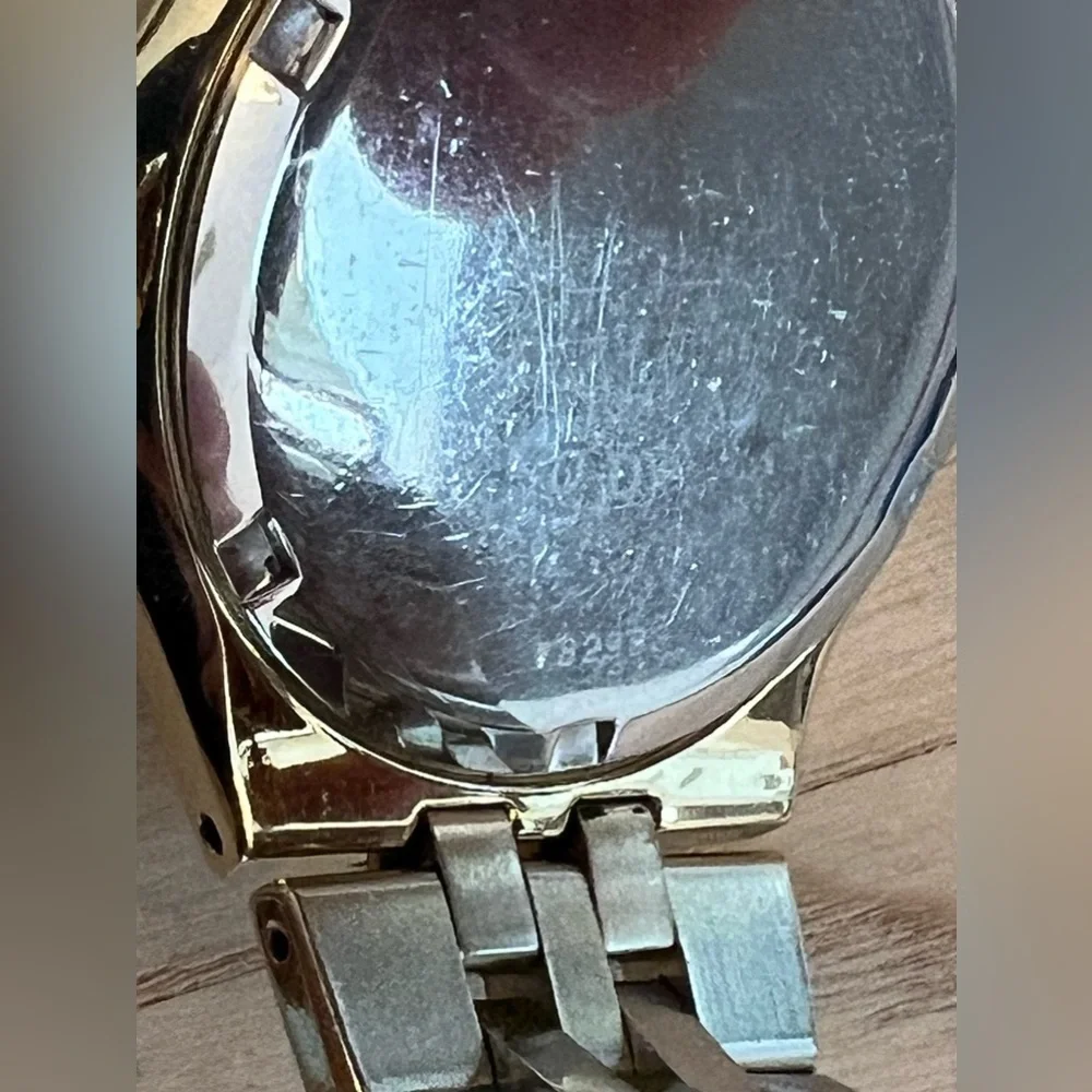 Citizen Eco-Drive Men’s Watch Dark Gray Dial Day Date Window Gold-Tone Bracelet